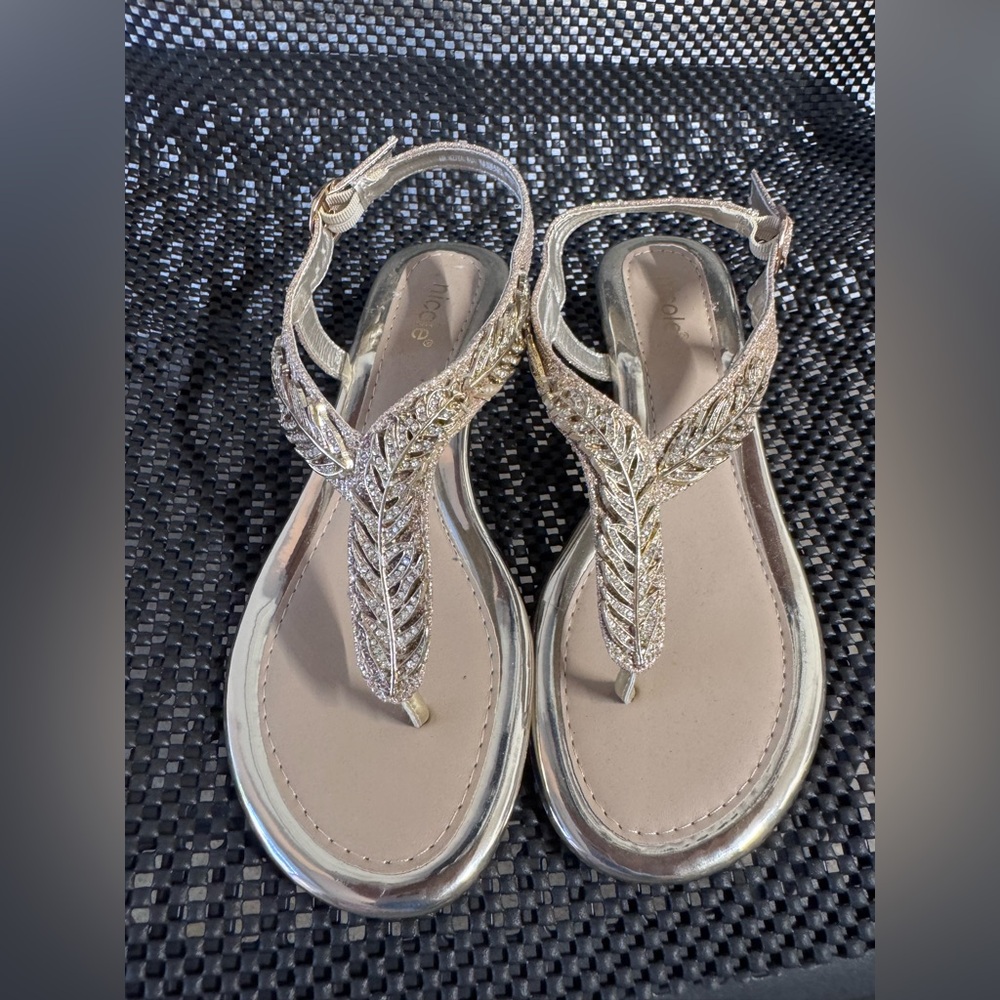 Nicole Women's Glittering Sandals - Silver and gold - Picture 7 of 7